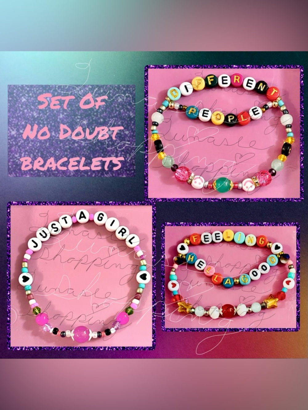 No Doubt bracelets